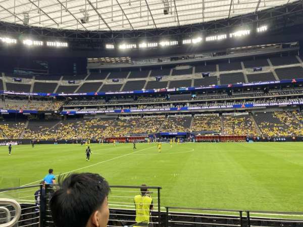 Allegiant Stadium, section: C110, row: 4, seat: 1