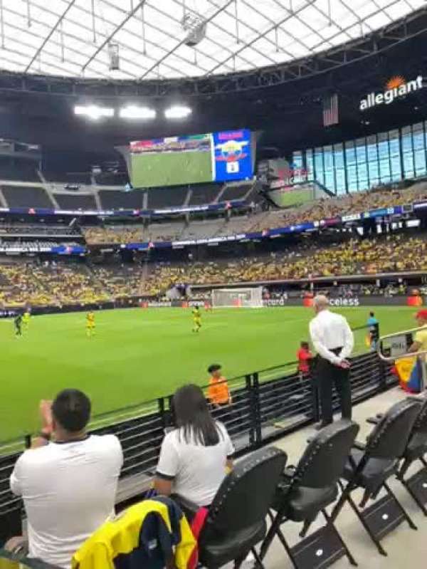 Allegiant Stadium, section: C110, row: 4, seat: 1