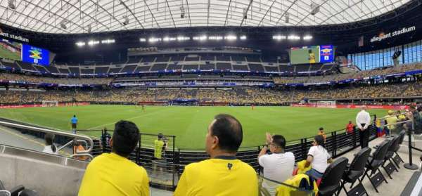 Allegiant stadium, section: C110, row: 4, seat: 1