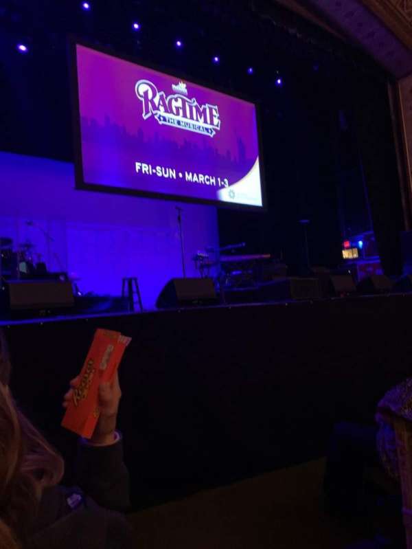 Hackensack Meridian Health Theatre, section: Orchestra L, row: B, seat: 1