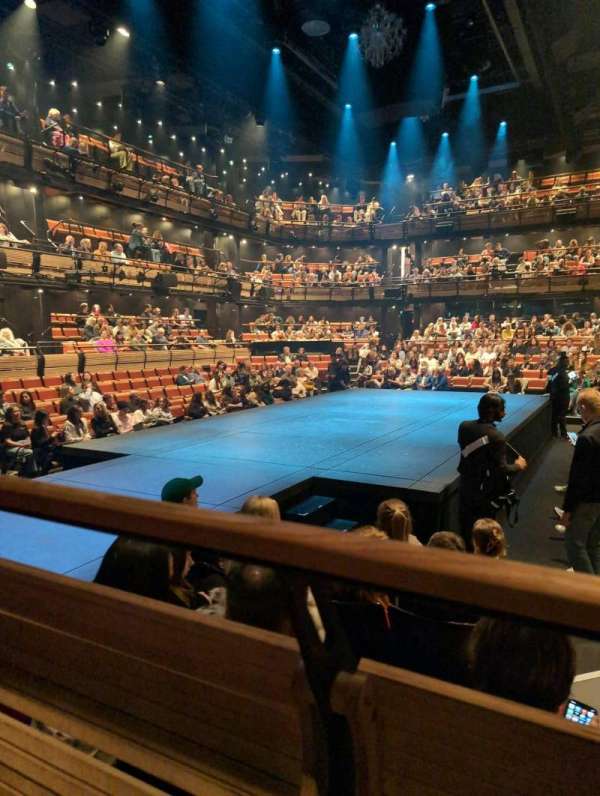 Bridge Theatre, section: Stalls, row: AA, seat: 6