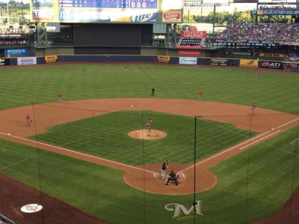 American Family Field, section: 331, row: 1, seat: 5