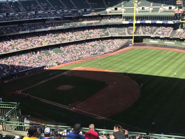American Family Field, section: 411, row: 16, seat: 11
