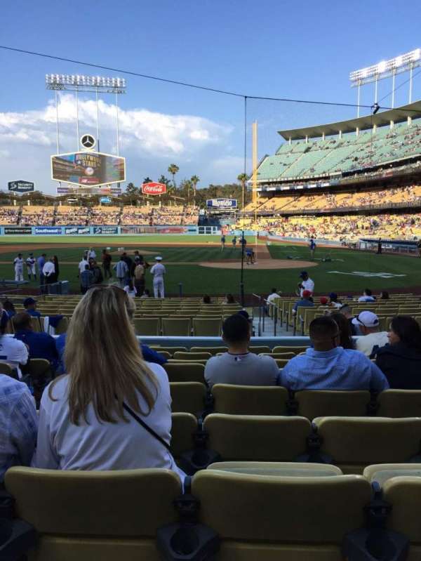 Dodger Stadium, section: 9FD, row: J, seat: 5