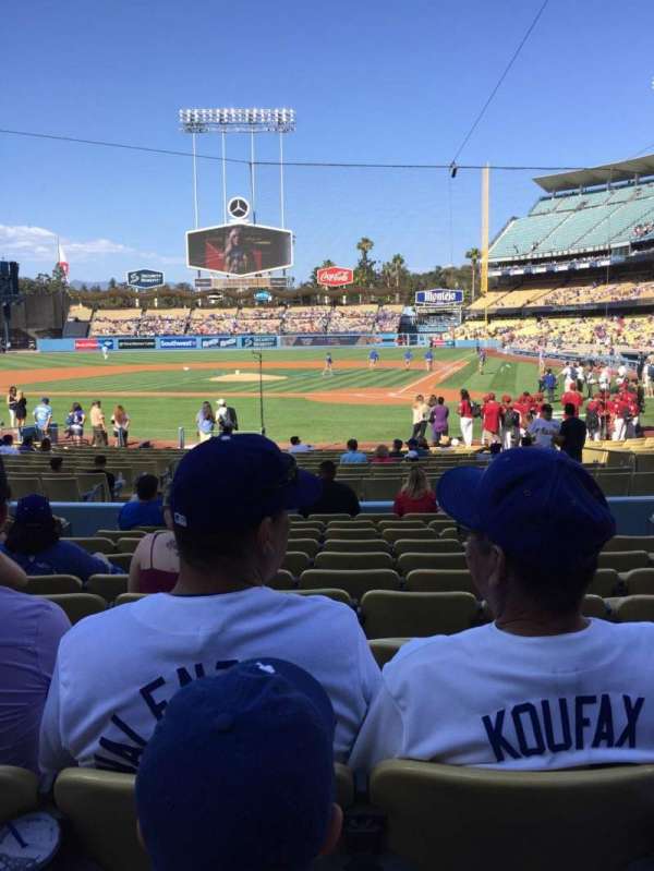 Dodger Stadium, section: 7FD, row: L, seat: 6