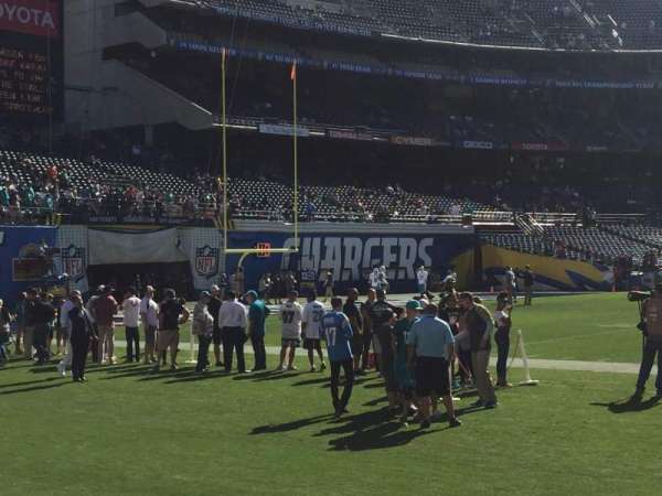 San Diego Stadium, section: F4, row: 2, seat: 12