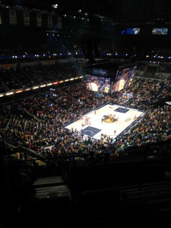Gainbridge Fieldhouse, section: 214, row: 10, seat: 2