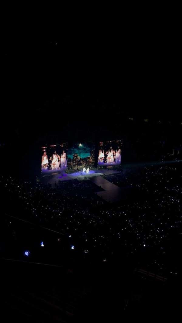 Spectrum Center, section: 204, row: Q, seat: 22
