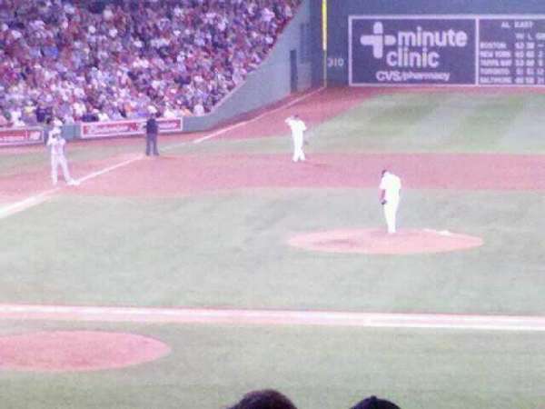 Fenway Park, section: Grandstand 16, row: 8, seat: 5