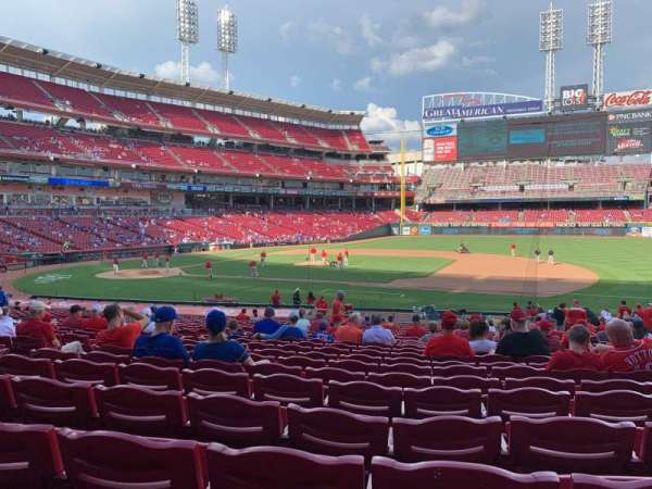 Great American Ball Park, section: 131, row: DD, seat: 12