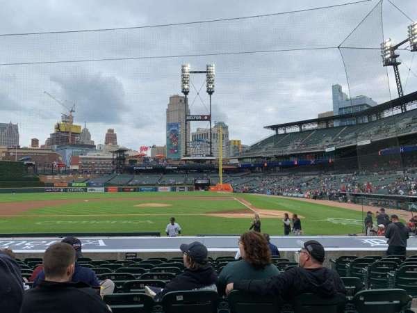 Comerica Park, section: 132, row: 17, seat: 4