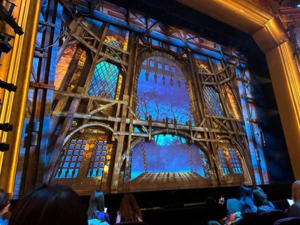 St. James Theatre, section: Orchestra L, row: E, seat: 5