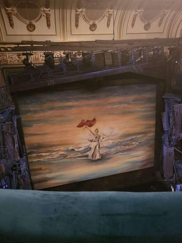 Sondheim Theatre, West End, section: Grand Circle, row: A, seat: 21