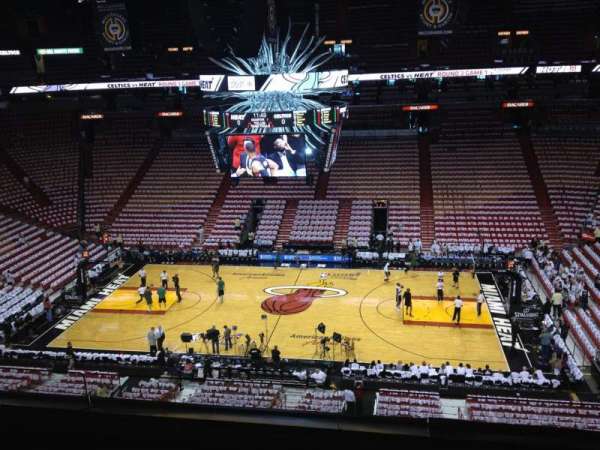 Kaseya Center, section: 324, row: 3, seat: 5