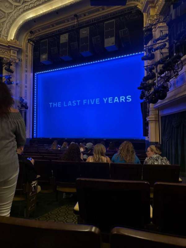Hudson Theatre, section: Orchestra R, row: O, seat: 4