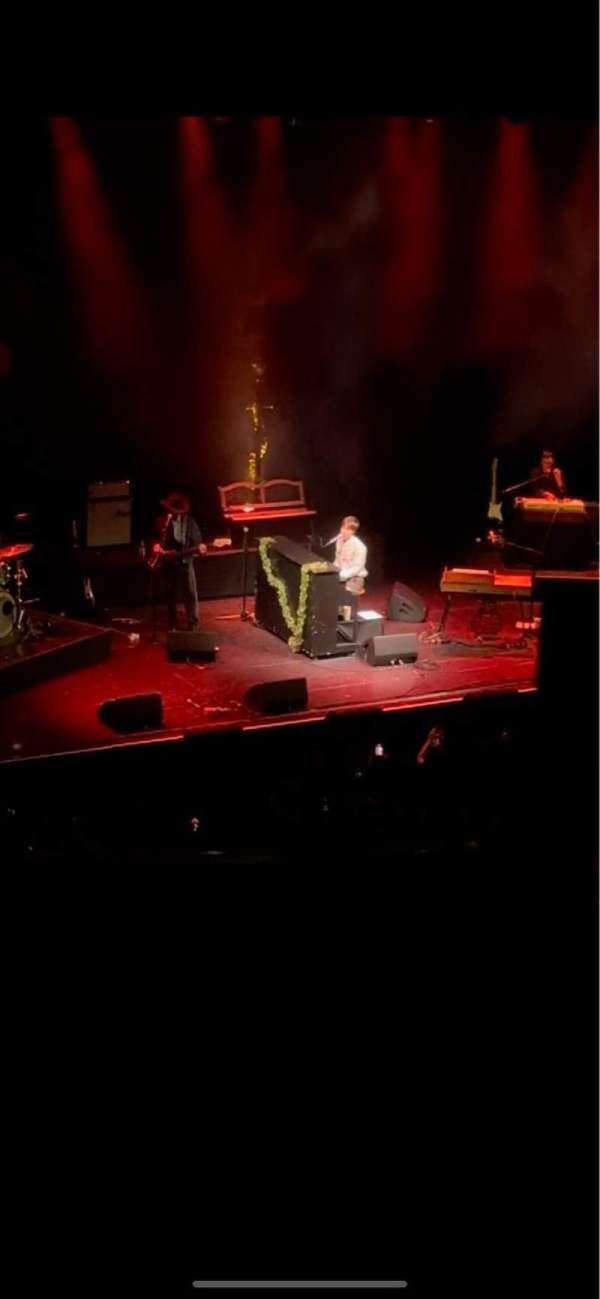 The Wiltern, section: Mezzanine L, row: B, seat: 3