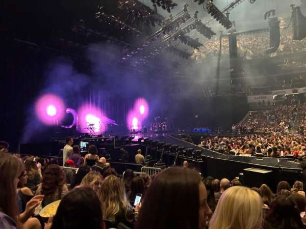 Spectrum Center, section: 106, row: I, seat: 11