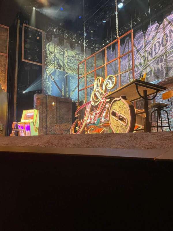 Stephen Sondheim Theatre, section: Orchestra R, row: A, seat: 6