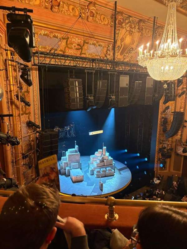 Longacre Theatre, section: Balcony L, row: B, seat: 22