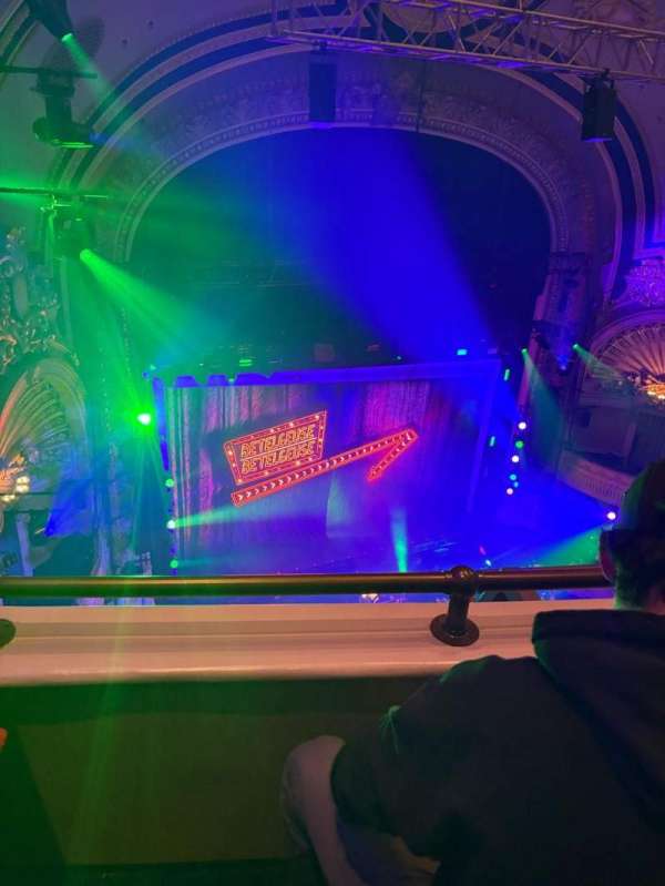 Palace Theatre, Broadway, section: Balcony L, row: B, seat: 17