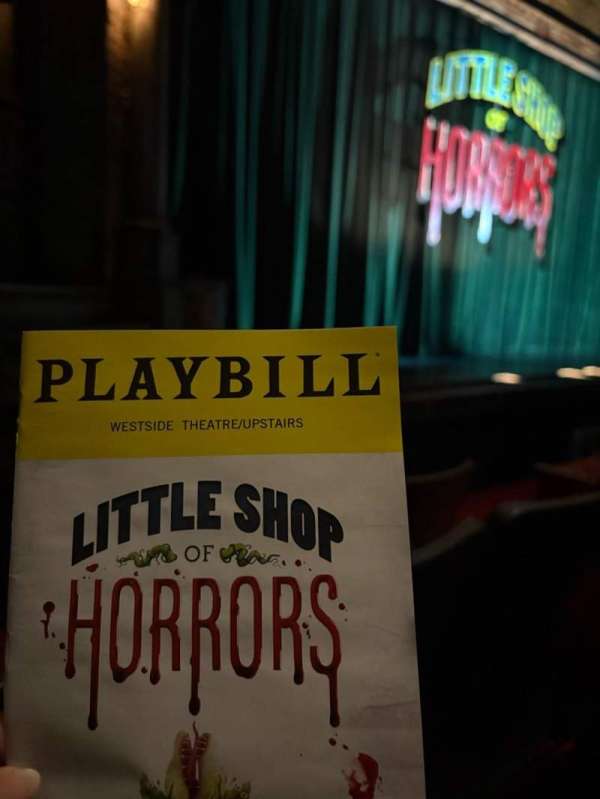 Westside Theatre Upstairs, section: Orchestra L, row: C, seat: 7