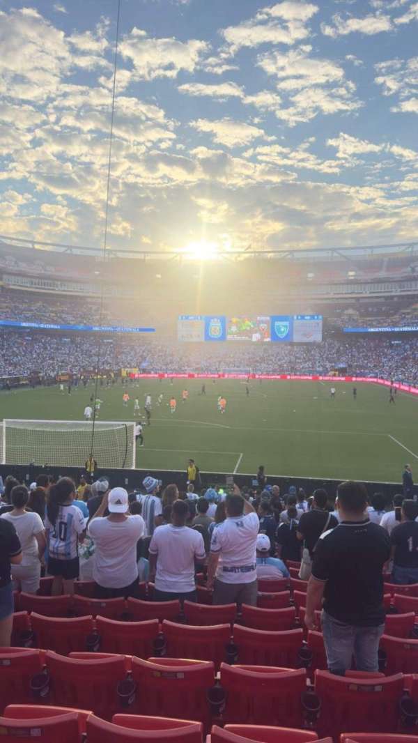 Northwest Stadium, section: 131, row: 19, seat: 13