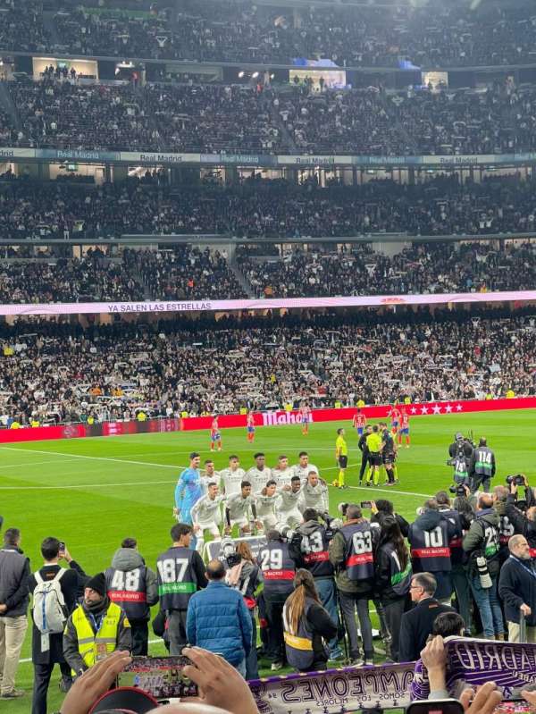 Santiago Bernabéu Stadium, section: 134, row: 10, seat: 17