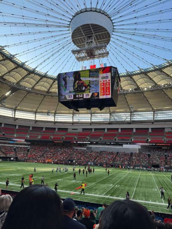 BC Place, section: 239, row: p, seat: 104