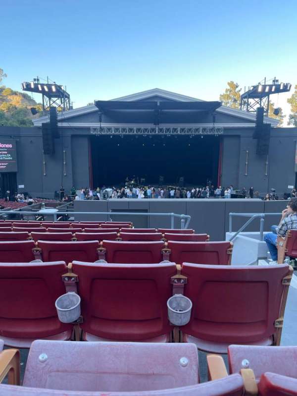 The Greek Theatre, section: B Left Center, row: H, seat: 101
