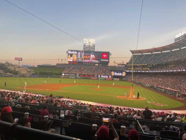 Angel Stadium, section: 213, row: A, seat: 11