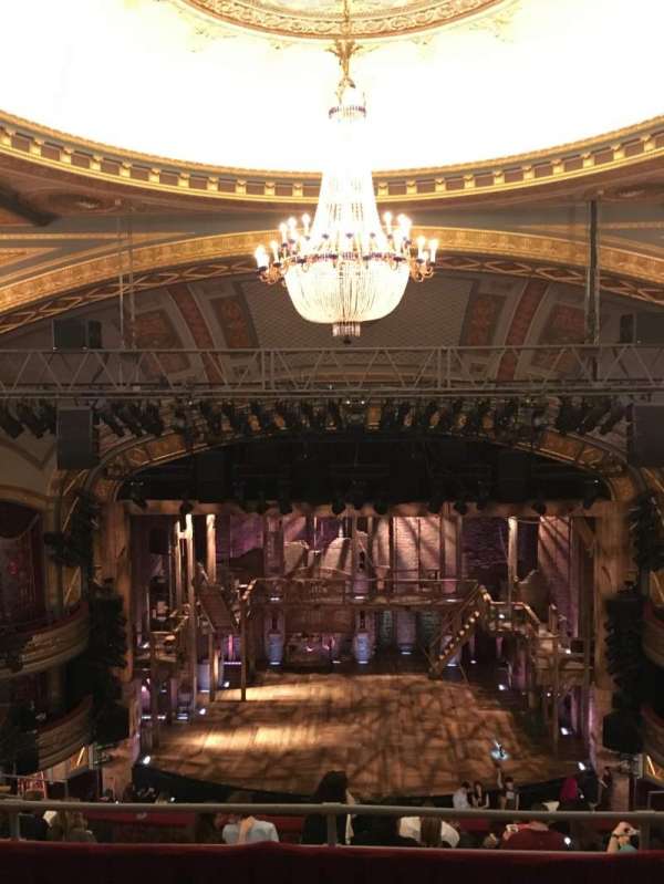 Richard Rodgers Theatre, section: Rear Mezzanine C, row: C, seat: 107