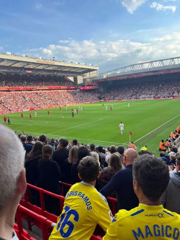 Anfield, section: AL9, row: 21, seat: 205