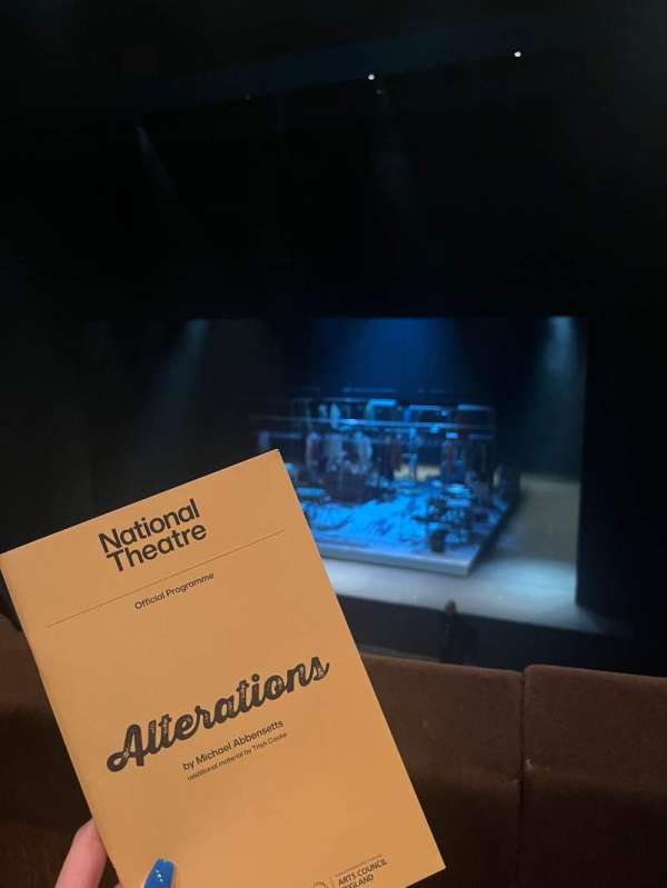 Lyttelton at the National Theatre, section: Circle, row: A, seat: 8