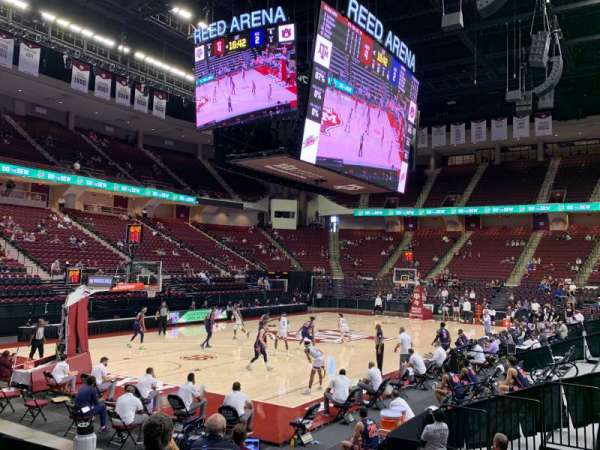 Reed Arena, section: 125, row: A, seat: 5
