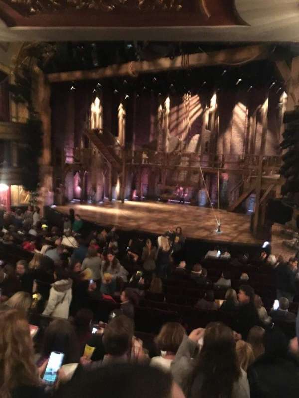 Richard Rodgers Theatre, section: Orchestra R, row: Q, seat: 22