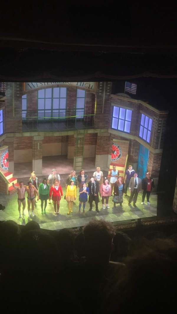 Theatre Royal Newcastle, section: Upper Circle, row: F, seat: 33