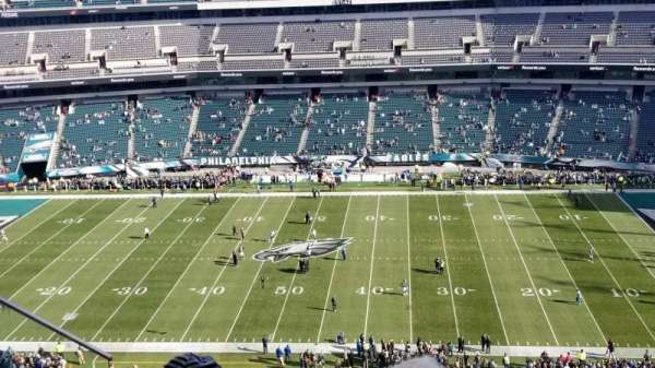 Lincoln Financial Field, section: 202, row: 8, seat: 21