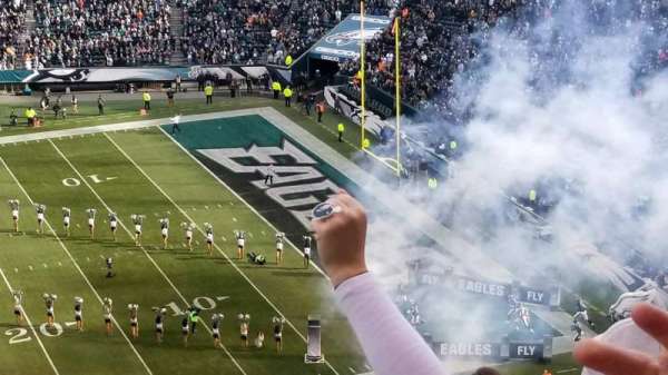 Lincoln Financial Field, section: 202, row: 8, seat: 21