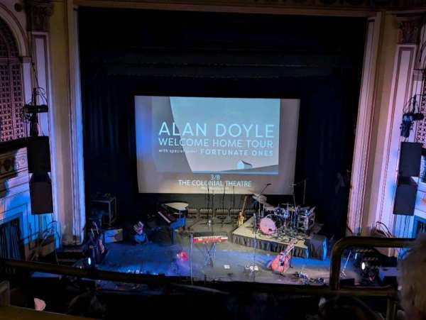 The Colonial Theatre, section: Front Balcony, row: C, seat: 1,3