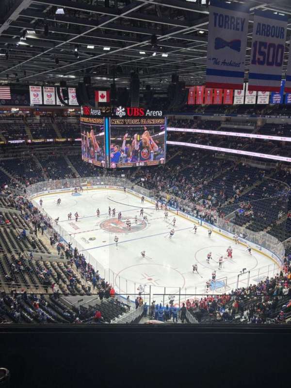 UBS Arena, section: 316, row: 3, seat: 6