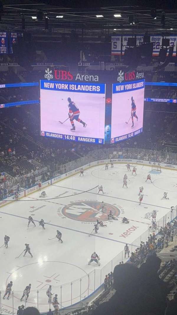 UBS Arena, section: 326, row: 9, seat: 12
