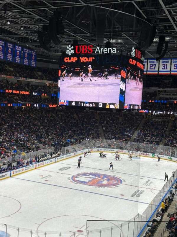 UBS Arena, section: 227, row: 3, seat: 1