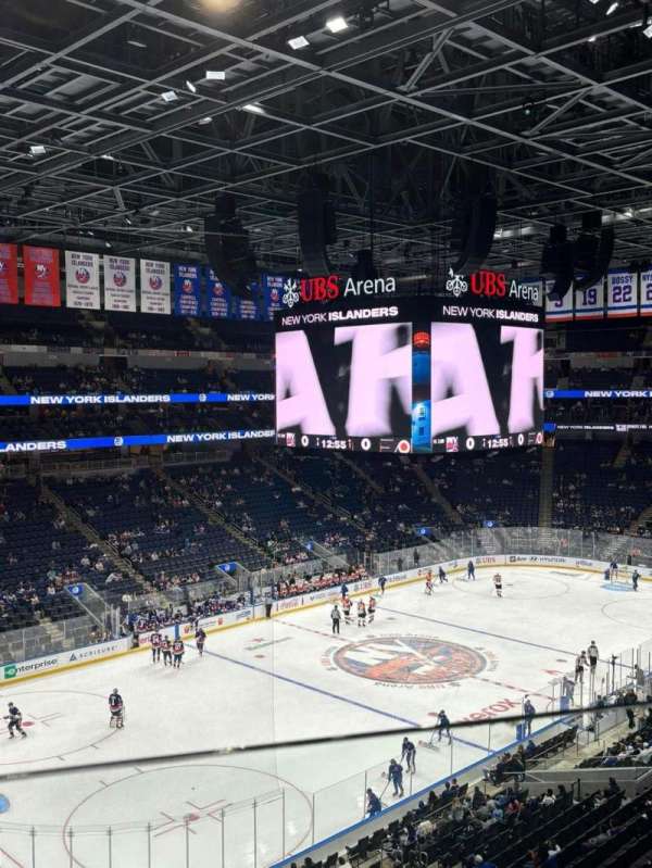 UBS Arena, section: 225, row: 1, seat: 3