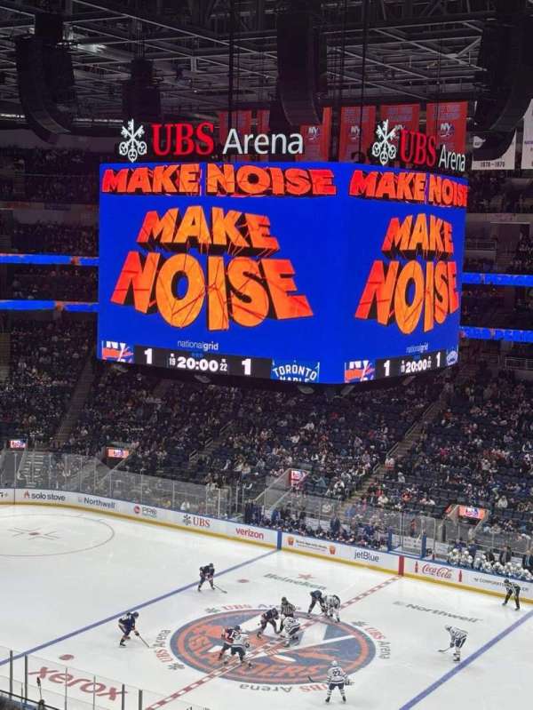 UBS Arena, section: 219, row: 4, seat: 7
