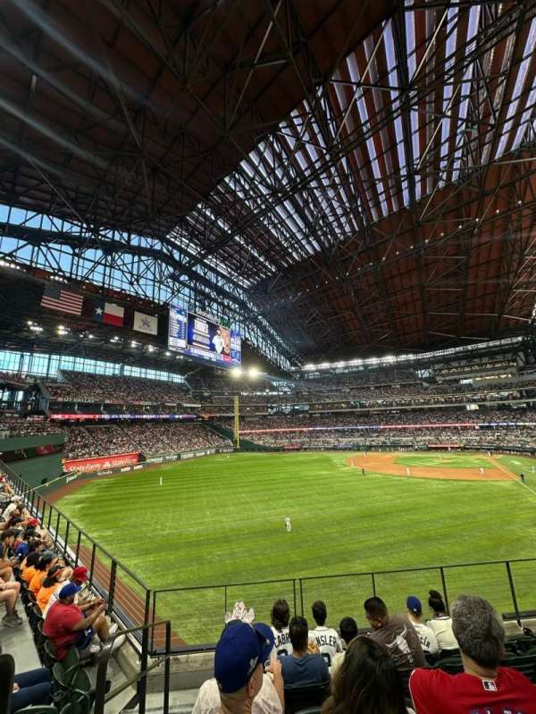 Globe Life Field, section: 141, row: 6, seat: 1