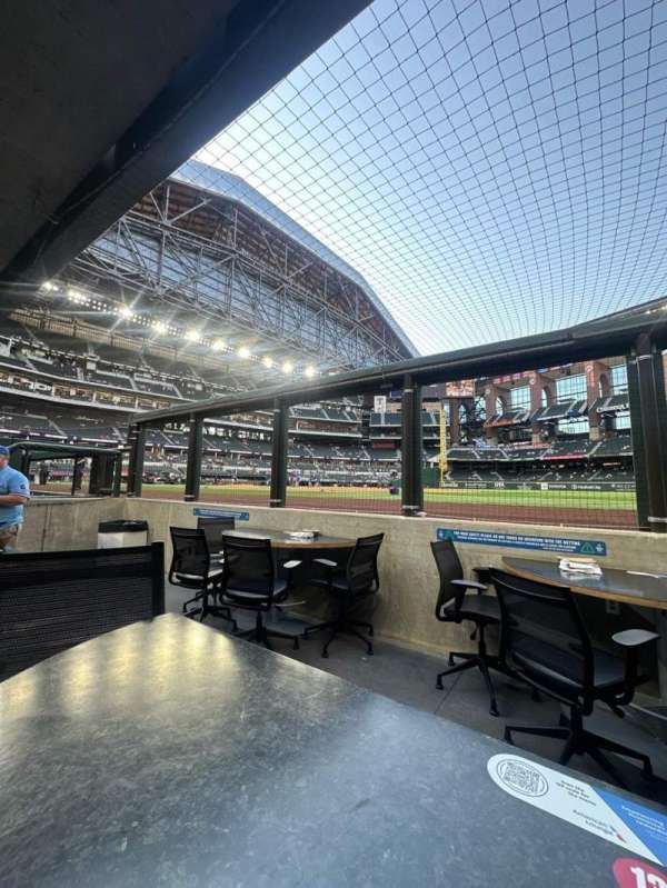 Globe Life Field, section: DCLUB1, row: 13, seat: 3