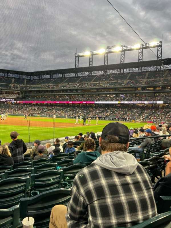 Coors Field, section: 144, row: 8, seat: 9