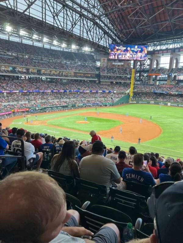 Globe Life Field, section: 122, row: 16, seat: 4