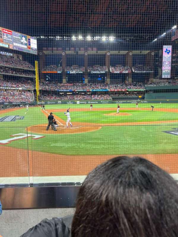 Globe Life Field, section: 215, row: 2, seat: 9