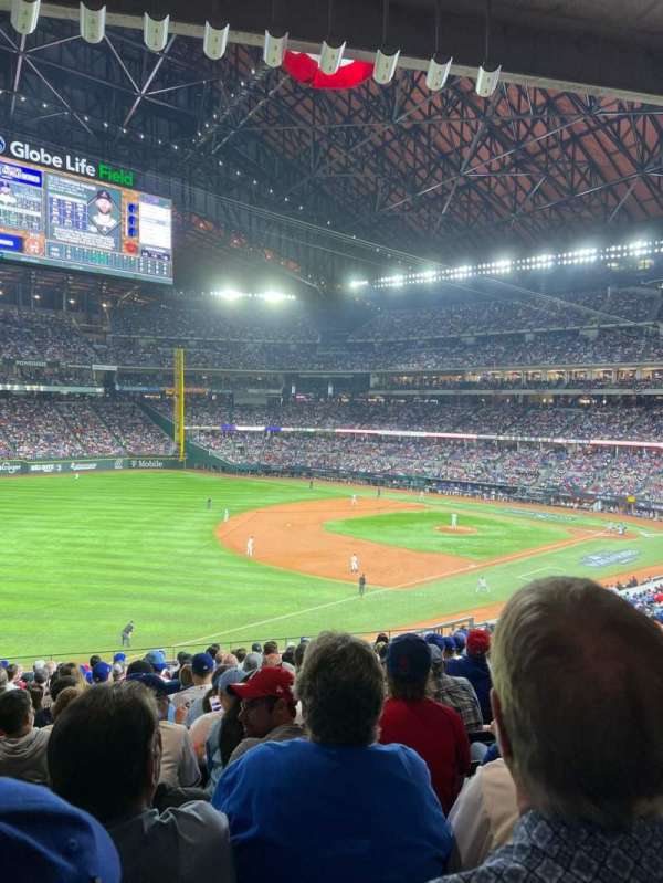 Globe Life Field, section: 104, row: 16, seat: 7